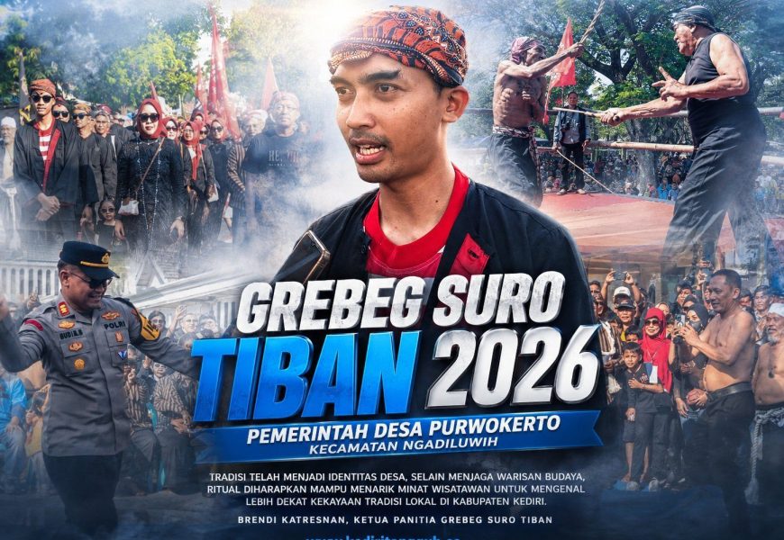Darah Mengalir demi Setetes Hujan, Tradisi Tiban Kediri Kembali Menggema di Grebeg Suro 2026