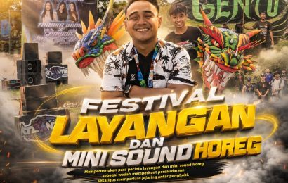 Hiasi Langit hingga Dentuman Bass, Festival Layangan dan Mini Sound Horeg di Kediri Curi Perhatian Peserta Luar Kota