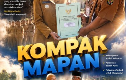 ‘Pengabdian Belum Selesai’! Pesan Wali Kota Kediri untuk ASN yang Naik Pangkat, KOMPAK adalah Kunci Melayani Masyarakat