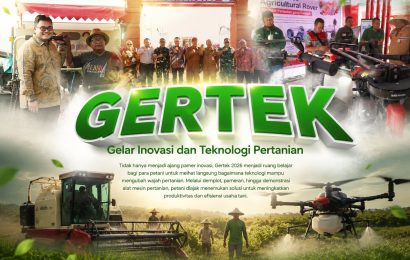Gertek 2026 Kediri Wujudkan Pertanian Modern : Petani Didukung Teknologi