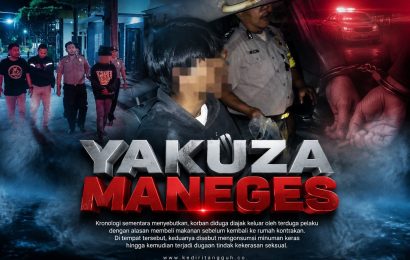Yakuza Maneges Serahkan Pemuda 19 Tahun ke Polisi, Terduga Pelaku Perkosaan Perempuan Bawah Umur
