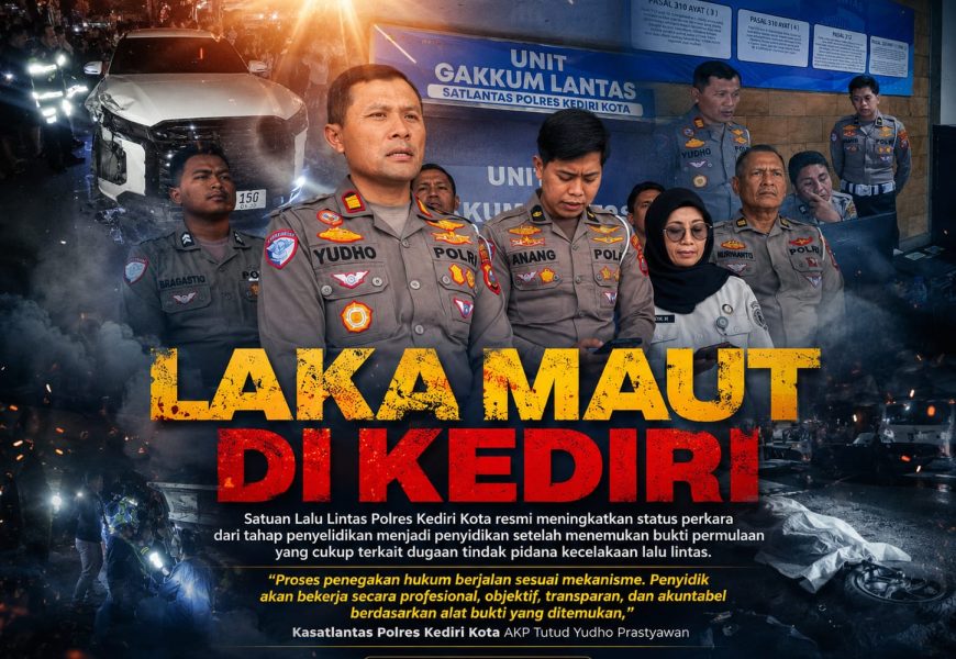 Misteri Tabrakan Maut di Jalan KH Ahmad Dahlan Kediri Terkuak, Polisi Temukan Bukti Awal Tetapkan Pengemudi 16 Tahun Diproses Sesuai Aturan Anak