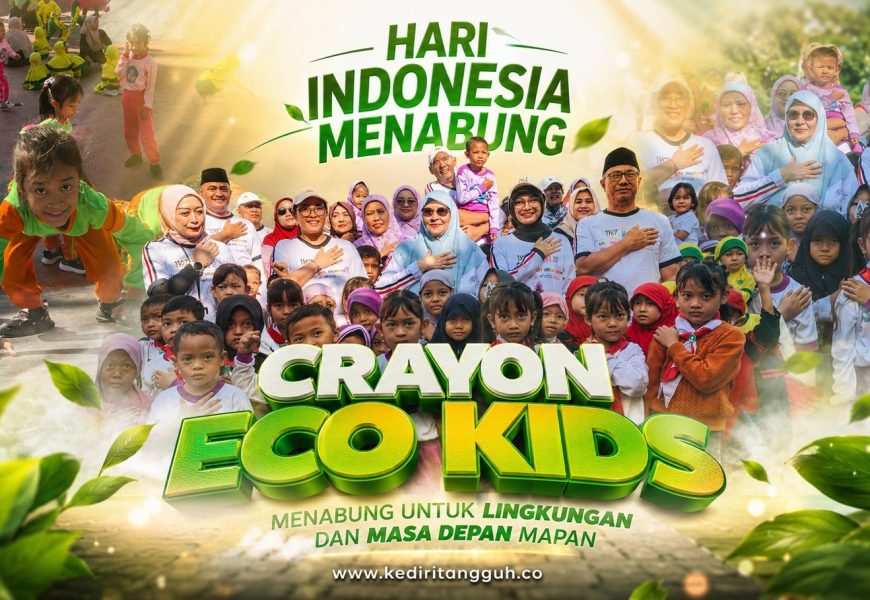 Ribuan anak TK di Kota Kediri belajar memilah sampah dan menabung melalui Crayon Eco Kids di Taman Brantas Ribuan anak TK di Kota Kediri belajar memilah sampah dan menabung melalui Crayon Eco Kids di Taman Brantas
