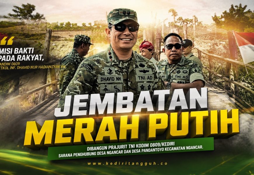 Jembatan Garuda Merah Putih Diresmikan, Setelah Warga Andalkan Jembatan Kayu yang Rapuh.