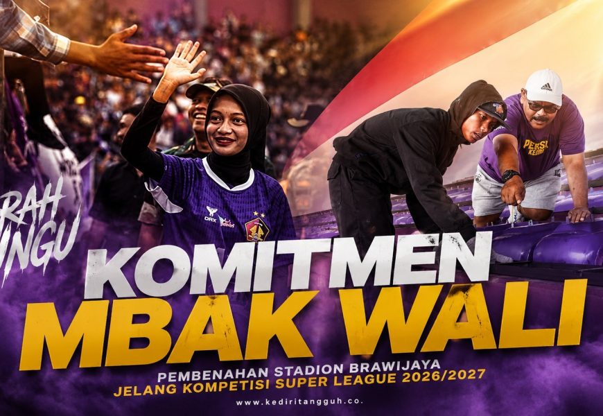 Wajah Stadion Brawijaya Berubah Jelang Super League, Komitmen Mbak Wali ; 2.000 Kursi Single Seat Mulai Dipasang