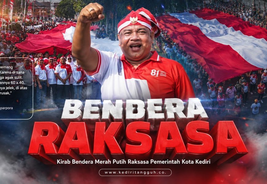 Merah Putih Raksasa Kembali Menyapa Langit Kediri, Pemkot Buka Peluang untuk Pelaku Usaha Lokal Merah Putih Raksasa Kembali Menyapa Langit Kediri, Pemkot Buka Peluang untuk Pelaku Usaha Lokal