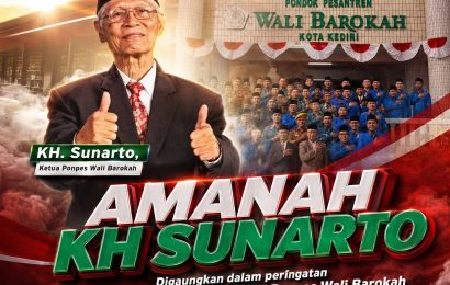 Merah Putih Berkibar di Wali Barokah, KH Sunarto Titip Pesan: Kemerdekaan Harus Diisi dengan Akhlak dan Prestasi
