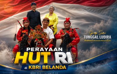 Tunggal Ludira Bawa Kuda Kepang Kediri ke Perayaan HUT ke-81 RI di Belanda