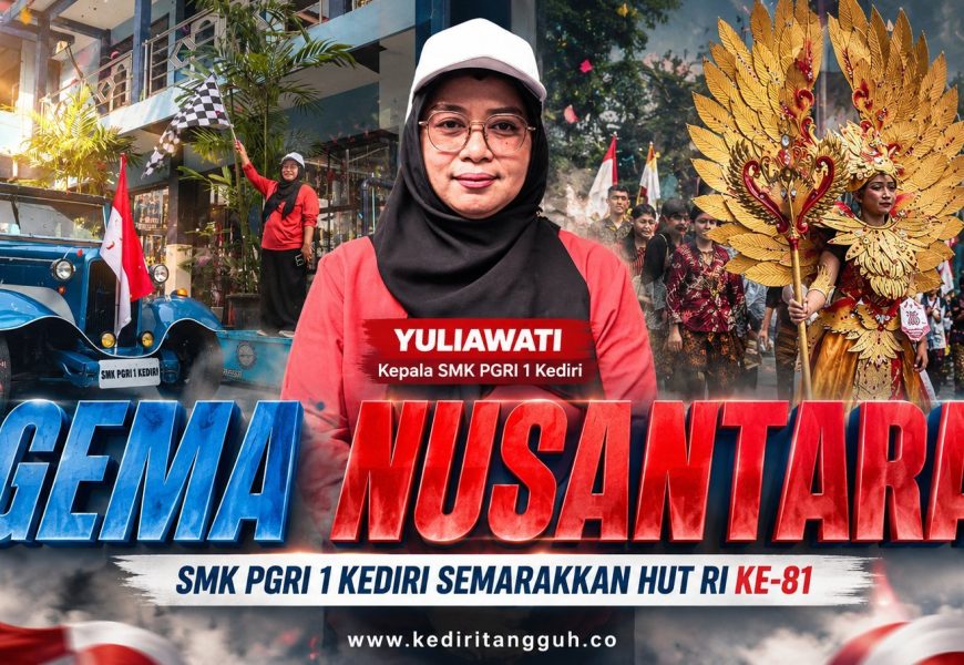 Semarak Gema Nusantara SMK PGRI 1 Kediri, Siswa Hidupkan Warna Budaya dan Kisah Perjuangan