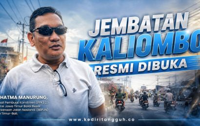 Kabar Baik dari Kediri, Jembatan Kaliombo Akhirnya Dibuka untuk Umum