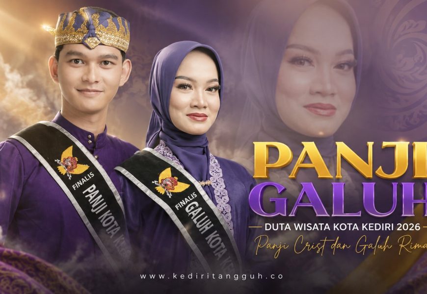 Panji Cristnorik dan Galuh Rima Jadi Duta Wisata Kediri 2026, Siap Bawa Cerita Kota ke Penjuru Negeri