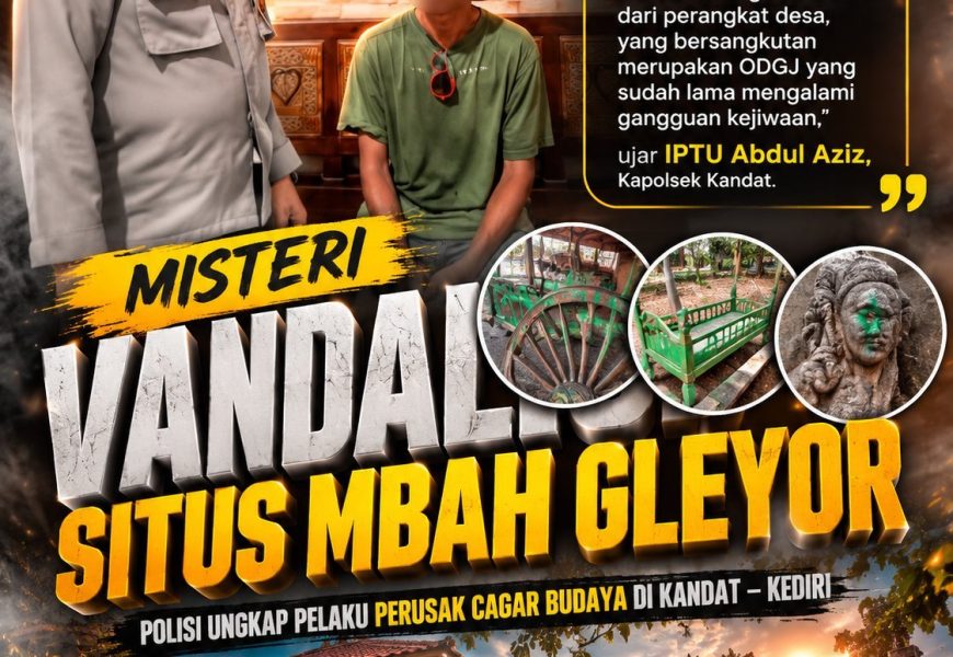 Misteri Vandalisme Situs Cagar Budaya Mbah Gleyor Terungkap, Pelakunya Ternyata ODGJ Misteri Vandalisme Situs Cagar Budaya Mbah Gleyor Terungkap, Pelakunya Ternyata ODGJ