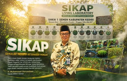 Dari Guru Bengkel Jadi Kepala Sekolah Inspiratif, H. Muhammad Darusalam Sulap SMKN 1 Semen Jadi Pusat Inovasi Ketahanan Pangan