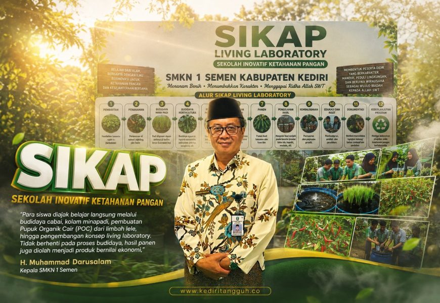Dari Guru Bengkel Jadi Kepala Sekolah Inspiratif, H. Muhammad Darusalam Sulap SMKN 1 Semen Jadi Pusat Inovasi Ketahanan Pangan Dari Guru Bengkel Jadi Kepala Sekolah Inspiratif, H. Muhammad Darusalam Sulap SMKN 1 Semen Jadi Pusat Inovasi Ketahanan Pangan