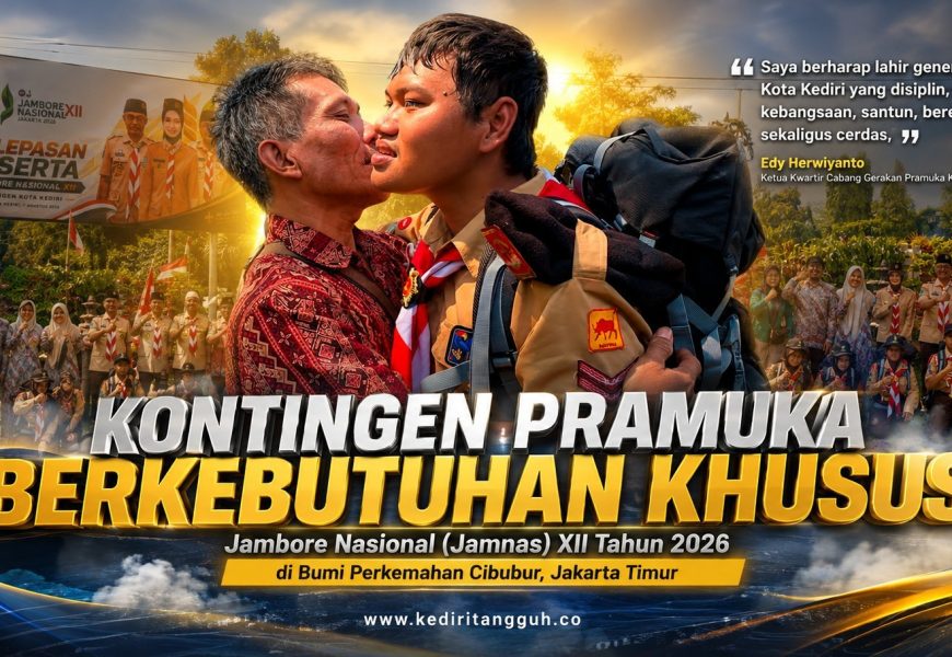 Kota Kediri Ukir Sejarah, Berangkatkan Kontingen Pramuka Berkebutuhan Khusus ke Jambore Nasional 2026 Kota Kediri Ukir Sejarah, Berangkatkan Kontingen Pramuka Berkebutuhan Khusus ke Jambore Nasional 2026