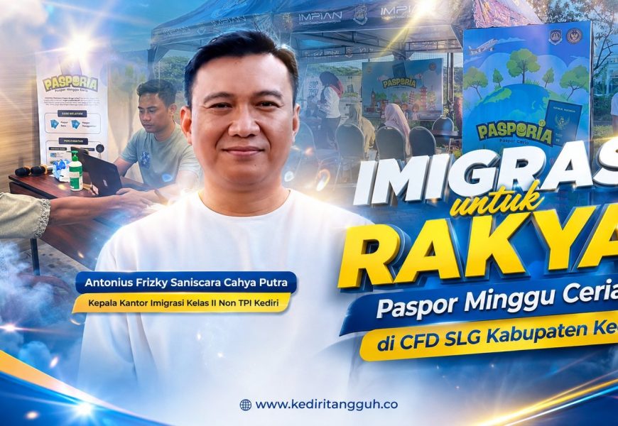Tak Perlu Antre ke Kantor, Warga Kediri Urus Paspor Sambil Menikmati CFD
