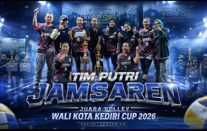 Dramatis! Tim Putri Jamsaren Taklukkan Ngadirejo, Sabet Piala Wali Kota Kediri Cup 2026