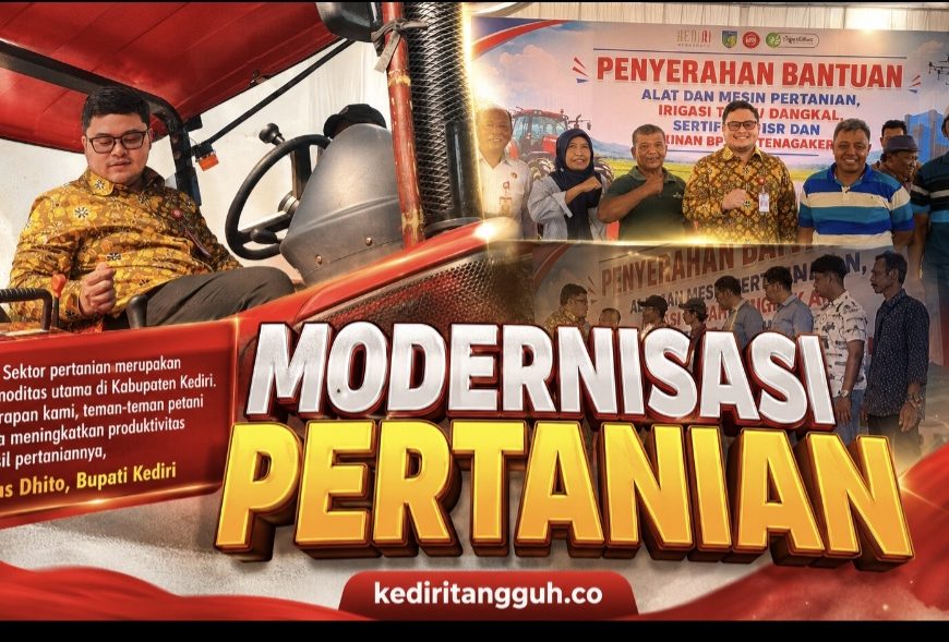 216 Alsintan Digelontorkan! Mas Dhito Pacu Pertanian Modern, Drone hingga Traktor Siap Ubah Wajah Sawah Kediri 216 Alsintan Digelontorkan! Mas Dhito Pacu Pertanian Modern, Drone hingga Traktor Siap Ubah Wajah Sawah Kediri