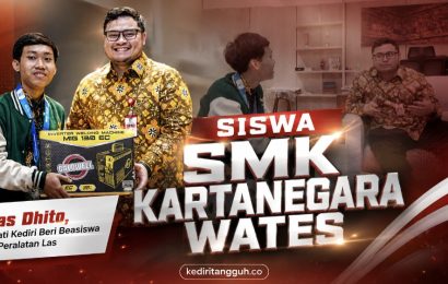 Bikin Bangga Kediri! Siswa SMK Ini Raih Emas LKS Nasional, Langsung Dapat Beasiswa Kuliah dan Peralatan Las dari Bupati