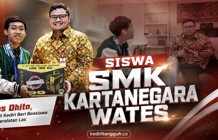 Bikin Bangga Kediri! Siswa SMK Ini Raih Emas LKS Nasional, Langsung Dapat Beasiswa Kuliah dan Peralatan Las dari Bupati