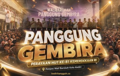 Kemeriahan Panggung Gembira Ponpes Wali Barokah Rayakan HUT RI