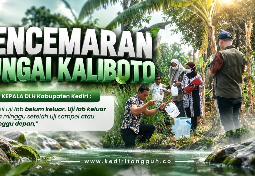Sungai Kaliboto Diduga Tercemar Limbah, Polisi Tunggu Hasil Uji Lab, Kasat Reskrim : Kami Proses