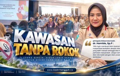 Kawasan Tanpa Rokok di Kota Kediri Diperkuat, Inilah Tujuh Kawasan Jadi Sasaran