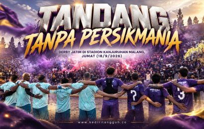 Jelang Derby Lawan Arema, Ratusan Persikmania Geruduk Stadion Brawijaya: “Kemenangan Harga Mati!”