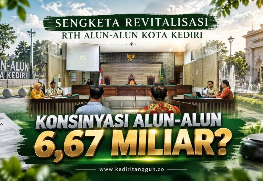 Rp6,67 Miliar Dititipkan, KSO Tetap Menolak: Sengketa RTH Alun-Alun Kediri Menunggu Putusan