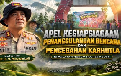 Gunung Kelud Masih Level 1, Polisi Perkuat Kesiapsiagaan Hadapi Karhutla