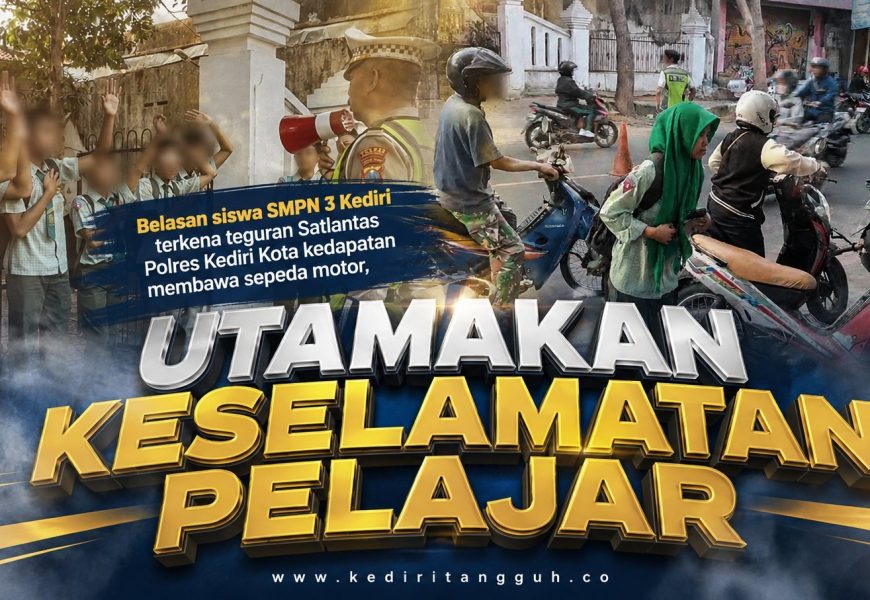 Pelajar di Kediri Bawa Motor ke Sekolah Jadi Sorotan, Polisi Ambil Langkah Tegas