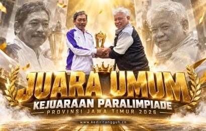 Fantastis! Kota Kediri Sabet Juara Umum Keparprov Jatim 2026 dengan 9 Emas Fantastis! Kota Kediri Sabet Juara Umum Keparprov Jatim 2026 dengan 9 Emas