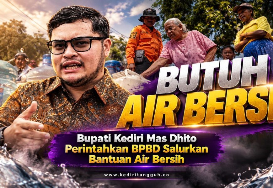 500 Warga di Kediri Kesulitan Air, Bupati Gerak Cepat Salurkan 15 Ribu Liter Air Bersih
