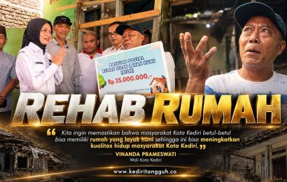 Bertahun-tahun Tinggal di Rumah Rusak, Nur Khayadi Kini Terima Bantuan Rp 35 Juta dari Pemkot Kediri