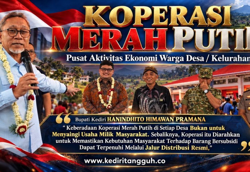 Koperasi Merah Putih di Kediri Bakal Salurkan Gas 3 Kg hingga Bansos, 78 Gerai Sudah Beroperasi