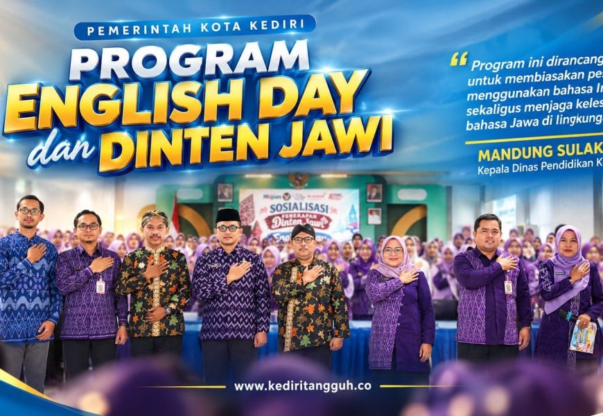 Rabu Wajib Bahasa Inggris, Kamis Bahasa Jawa! Program Baru Pemkot Kediri Segera Diluncurkan