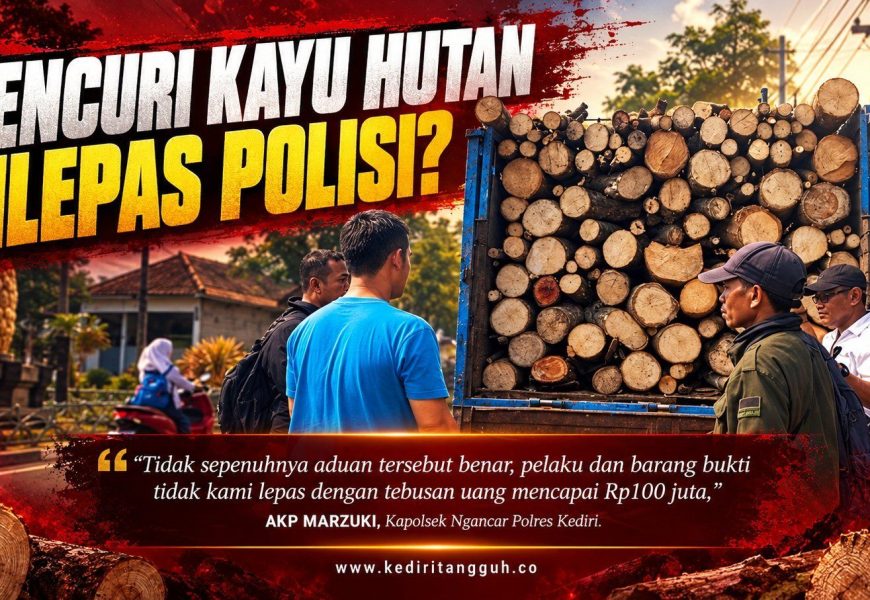 Pencuri Kayu di Sepawon Kepergok Warga, Diduga Dilepas Polisi Dengan Tebusan Seratus Juta, Ini Penjelasan Kapolsek Ngancar