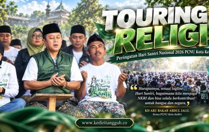 Diikuti 500 Peserta, Touring Religi PCNU Kota Kediri Telusuri Jejak Para Pendahulu NU