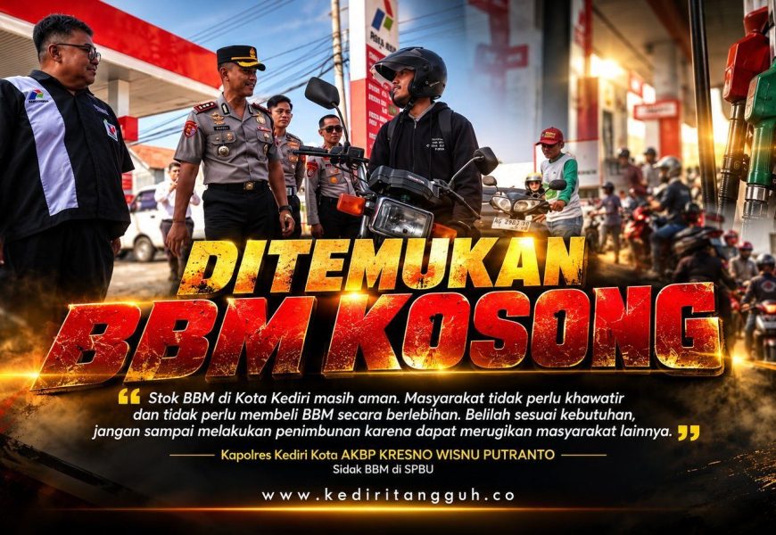Stok Pertalite dan Pertamax Kosong di Sejumlah SPBU Kota Kediri, Kapolres Buka Suara
