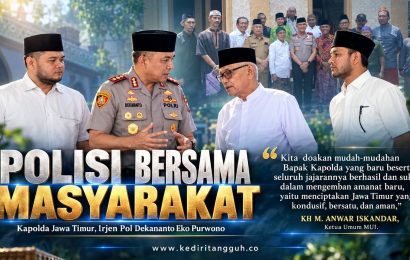 Awali Kepemimpinan di Jatim, Kapolda Dekananto Sowan Kiai dan Ziarah Makam di Kediri Awali Kepemimpinan di Jatim, Kapolda Dekananto Sowan Kiai dan Ziarah Makam di Kediri