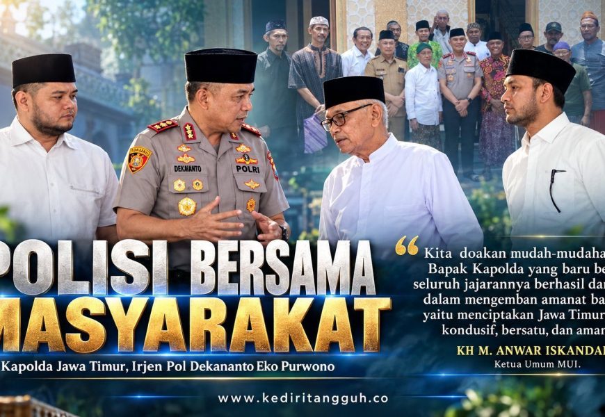 Awali Kepemimpinan di Jatim, Kapolda Dekananto Sowan Kiai dan Ziarah Makam di Kediri