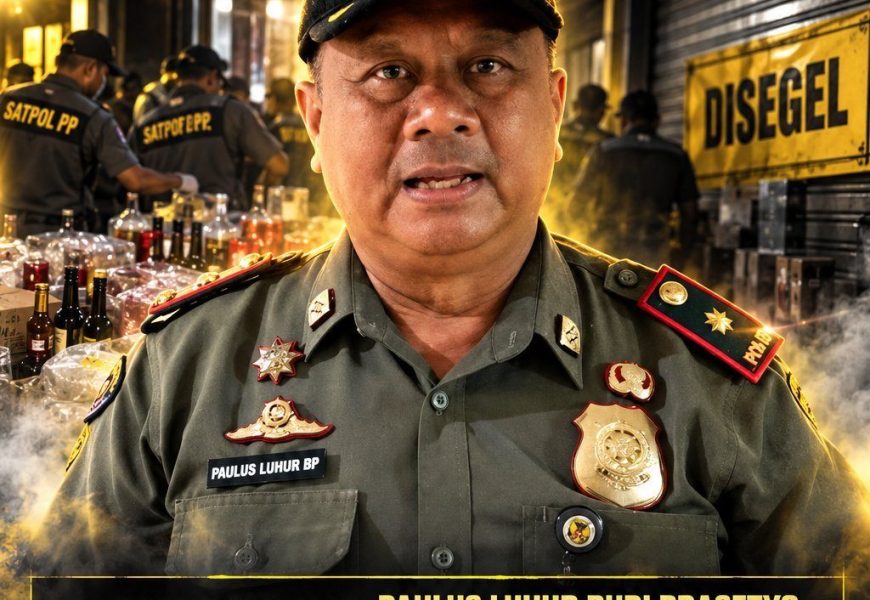 Pasukan Gabungan Sita Miras Diduga Tak Berijin, Kasatpol PP : di Bekas Toko HWG, Pemilik Diberi Tenggat 3 Hari
