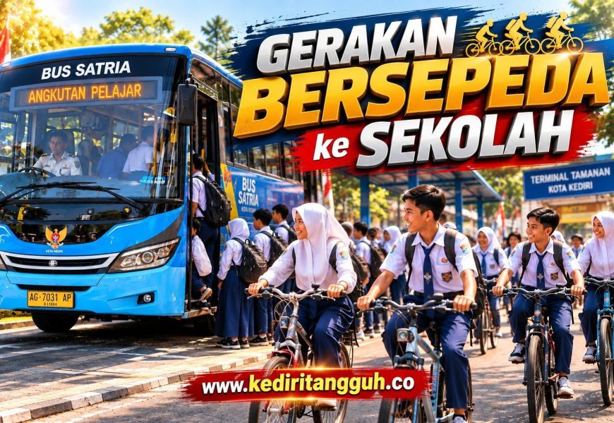 Siswa SMP di Kediri Dilarang Naik Motor ke Sekolah, Bus Satria Hingga Angkut 90 Pelajar Sekali Jalan Siswa SMP di Kediri Dilarang Naik Motor ke Sekolah, Bus Satria Hingga Angkut 90 Pelajar Sekali Jalan