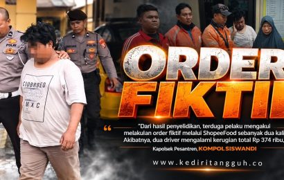 Diduga Dendam Pribadi, Dua Driver ShopeeFood di Kediri Rugi Rp 374 Ribu akibat Order Fiktif