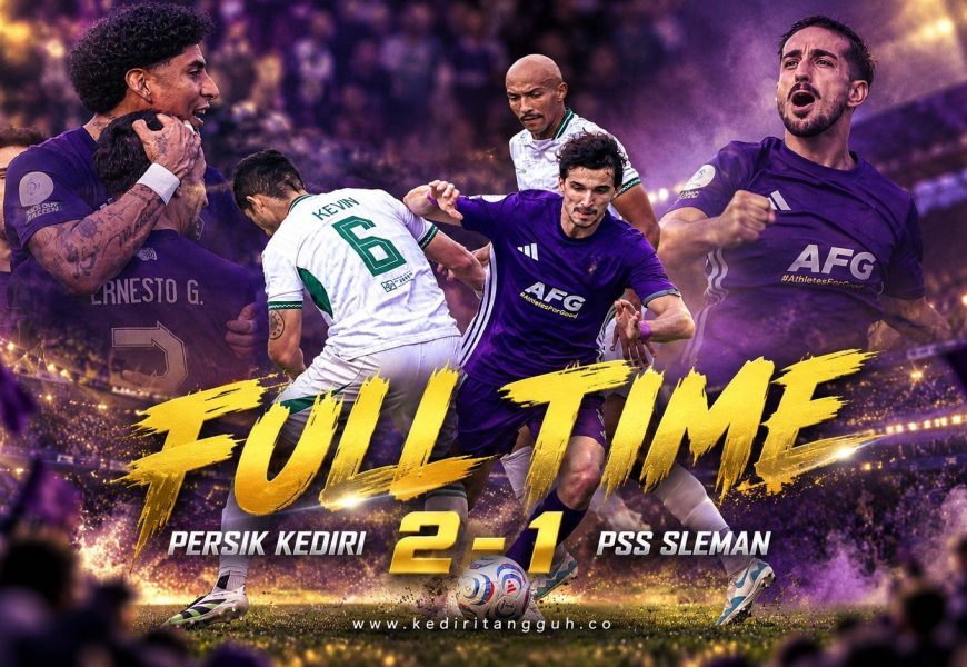 Ernesto Gomez Menggila! Borong Dua Gol, Persik Kediri Taklukkan PSS Sleman 2-1
