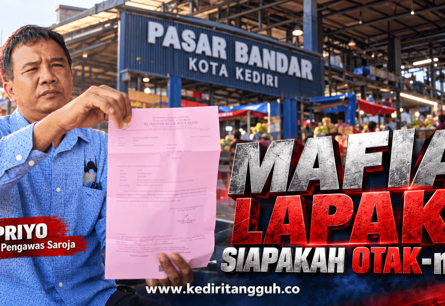 Transaksi Lapak Tembus Rp103 Juta, Saroja Bongkar Dugaan Penyimpangan Tiga Pasar di Kediri
