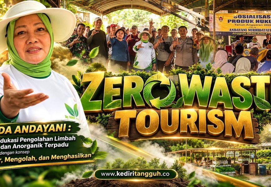 Bukan Sekadar Tempat Sampah, Lahan 1.740 Meter Persegi di Kediri Disulap Jadi Taman Edukasi