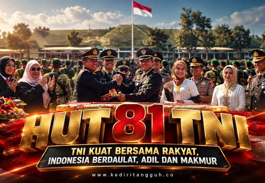 HUT ke-81 TNI, Dandim Kediri Tegaskan Prajurit Harus Selalu Dekat dengan Rakyat