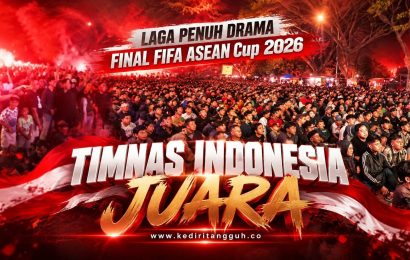 Indonesia Juara FIFA ASEAN Cup 2026, Ribuan Warga Kediri Pecah dalam Euforia Nobar