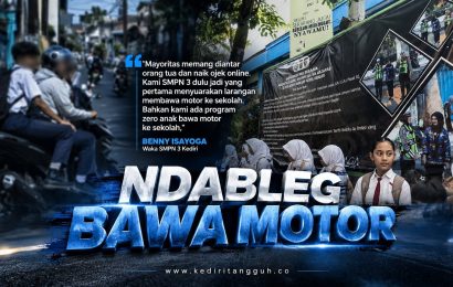 Dilarang Bawa Motor ke Sekolah, Tapi Diparkir di Gang: Potret Pelajar SMPN 3 Kediri